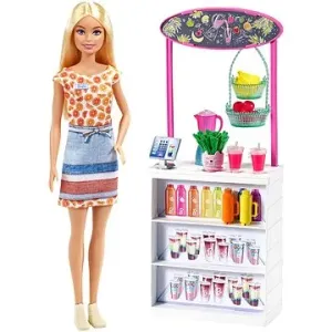 Barbie smoothie stánek s panenkou #90731