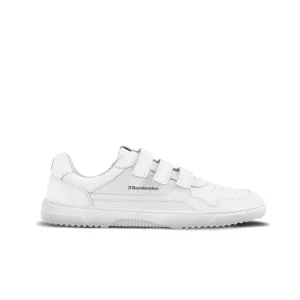 Barefoot tenisky Barebarics Zing Velcro - All White - Leather Velikost: 36