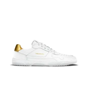 Barefoot tenisky Barebarics Zing - White & Gold - Leather 39