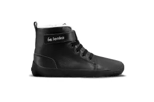 Dětské zimní barefoot boty Be Lenka Winter Kids - All Black 25