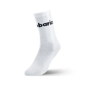 Barebarics - Barefootové ponožky - Crew - White - Big logo 35-38
