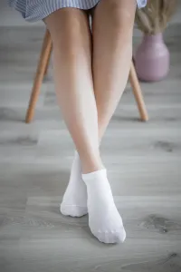 Barefoot ponožky krátké - bílé 35-38
