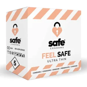 SAFE Feel Safe - tenké kondomy (5 ks)
