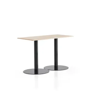 Stůl ALVA, 1400x700x900 mm, antracitová, bříza