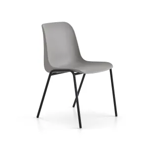 Židle SIERRA, černá/šedá