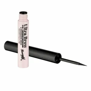 Barry M Linky na obočí & vyživující sérum Ultra Brow (2-in-1 Defining Browliner & Nourishing Serum) 1,7 ml Light Brown