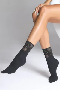 Černé ponožky Fumi 80DEN