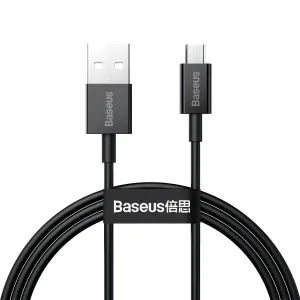 Kabel USB na micro USB Baseus Superior Series, 2A, 1m (černý)