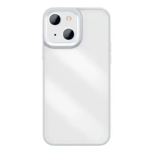 Baseus Crystal Phone Case pancéřové pouzdro pro iPhone 13 s gelovým rámečkem šedé (ARJT000313)