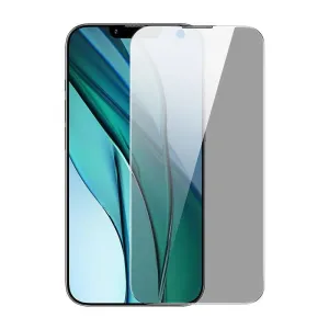 Tvrzené sklo s protiprachovou vrstvou a 0,3mm filtrem soukromí Baseus Crystal pro iPhone 14 Plus/13 Pro Max (1ks)