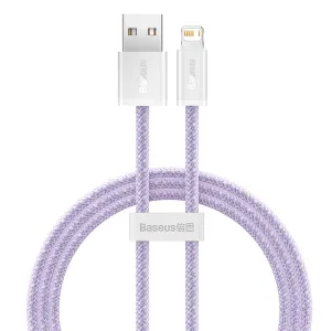 Kabel USB-Lightning Baseus Dynamic, 2,4 A, 1 m (fialový)