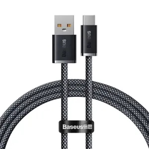 Kabel USB na USB-C Baseus řady Dynamic, 100W, 1m (šedý)