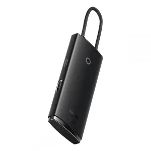 Rozbočovač 5v1 řady Baseus Lite USB-C na 3x USB 3.0 + USB-C + HDMI (černý)