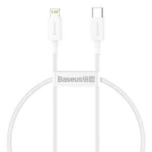 Baseus Superior Cable USB Type C - Lightning Power Delivery 20 W 0,25 m White (CATLYS-02)