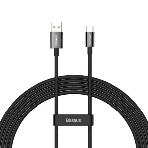 Kabel Baseus Superior Series z USB na USB-C, 65 W, 2 m (černý)