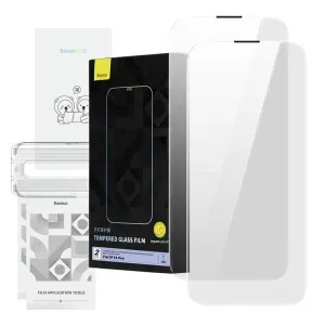 Ochranné sklo Tempered Glass Baseus Corning for iPhone 14 Pro with built-in dust filter (6932172631758)