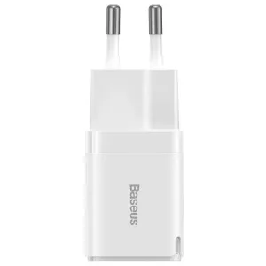 Baseus GaN3 síťová nabíječka USB-C 1C 30W, bíla (CCGN010102)