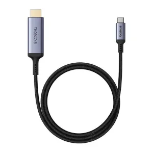 Baseus adaptér USB-C na HDMI s vysokým rozlišením 1,5 m (černý)