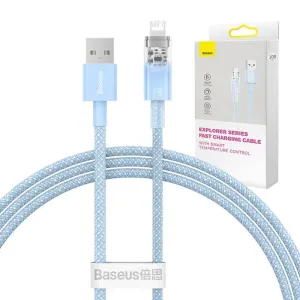 Baseus Explorer USB kabel pro rychlé nabíjení Lightning 2,4A 1M (modrý)