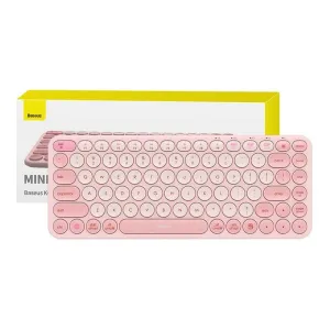 Bezdrátová klávesnice Baseus K01A růžová