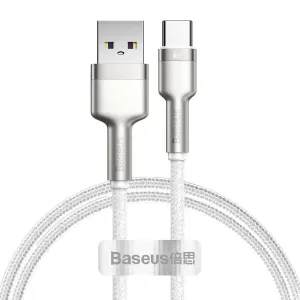 Kabel USB-C Baseus Cafule, 66 W, 1 m (bílý)