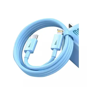 Kabel USB-C na Lightning Baseus PD 20W 1m (modrý)