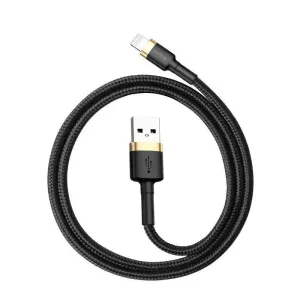 Kabel USB Lightning Baseus Cafule 1,5A 2m (zlatý/černý)