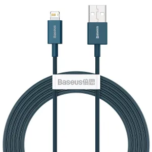 Kabel USB-Lightning Baseus Superior Series, 2,4 A, 2 m (modrý)