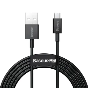 Kabel Baseus Superior Series Cable USB to micro USB, 2A, 2m (black) (6953156208483)