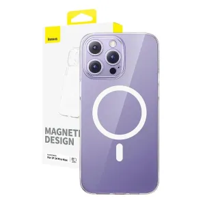 Magnetické pouzdro na telefon IP14 Pro Max Baseus řady OS-Lucent (průhledné)