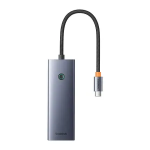 Rozbočovač 7v1 Baseus UltraJoy, USB-C - HDMI, VGA, 4xUSB 3.0, PD (šedý)