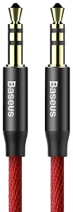 Baseus Yiven Series audio kabel 3, 5mm Jack 1m, červená-černá
