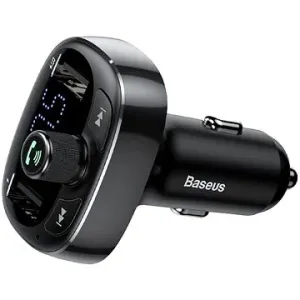 Baseus T-typed S-09 Wireless MP3 Car Charger FM Transmitter Black