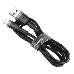 Baseus Cafule nabíjecí / datový kabel USB na Lightning 2, 4A 3m, zlatá-černá