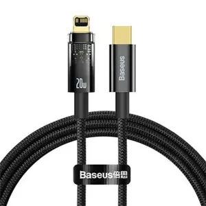 Baseus rychlo nabíjecí datový kabel USB-C/Lightning 1m, černý