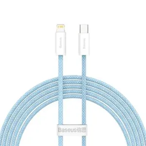 Baseus rychlonabíjecí datový kabel USB-C/Lightning 2m, modrý