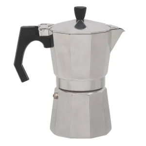 Hliníková Moka Konvice BasicNature Espresso Maker - 6 šálků