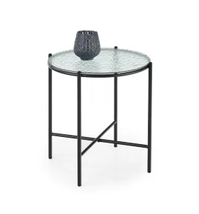 Konferenční stolek Rosalia-S průhledná/černá