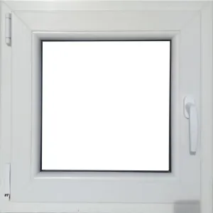 Okno levé 60x60cm bílé/zlatý dub