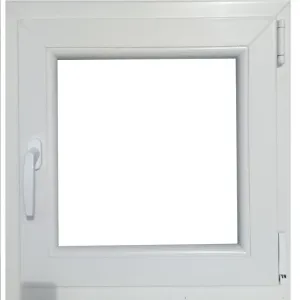 Okno pravé 60x60cm bílá