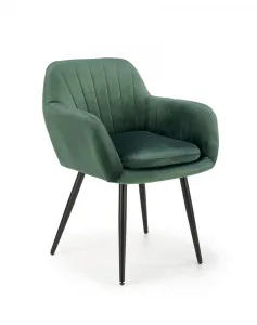 HALMAR Designová židle Terri tmavě zelená