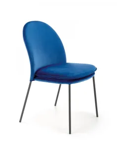 HALMAR Designová židle Clorissa tmavě modrá