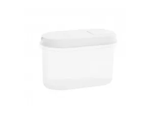 Plast Team Dóza na potraviny 1,2 l, 18,7 × 9,5 × 12,3 cm Margerit bílá