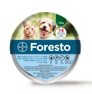 FORESTO antiparazitní obojek pro psy a kočky - 38cm / do 8kg
