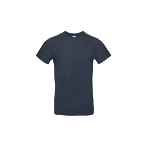 Tričko B&C - modré (navy) XL