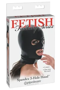 Fetish Fantasy Spandex 3-Hole Hood - Maska na tvár