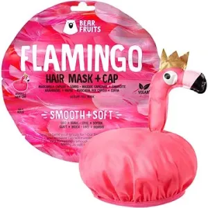 BEAR FRUITS Vlasová maska s čepicí Flamingo smooth soft 200 ml