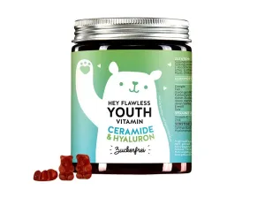 Bears With Benefits Hey Flawless Youth Vitamin gumoví medvídci pro mladistvější pleť s ceramidy 60 ks
