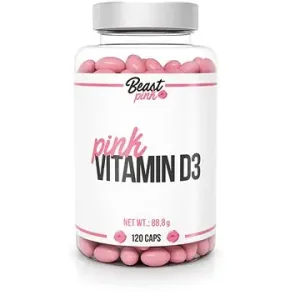 BeastPink Pink Vitamín D3, 120 kapslí