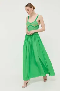 Šaty Beatrice B zelená barva, maxi